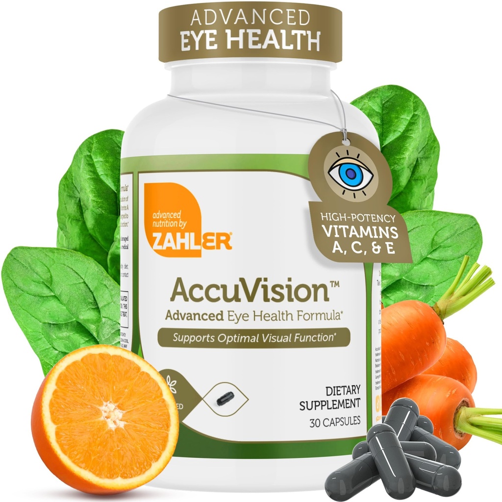 Zahler AccuVision, Advanced Eye Health Formula, 30 kapsúl