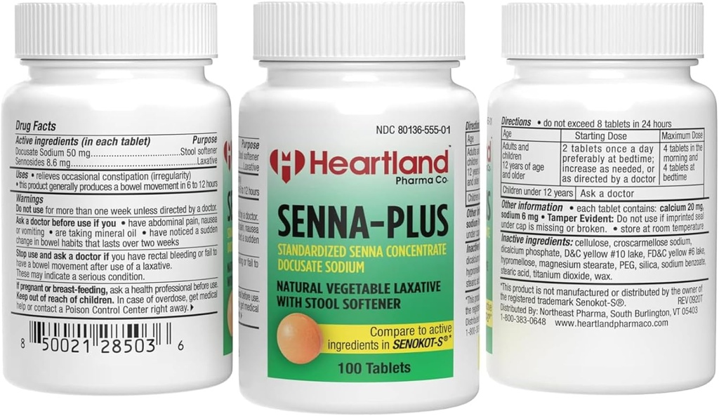 Senna-Plus prírodné zeleninové Senozidové laxatívum 
