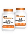 BulkDoplnky Alpha Kyselina lipová Kapsule 240ct + CLA 2000mg Softgels 300ct Bundle
