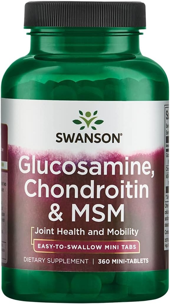 Mini-Tabs Glukozamín, Chondroitín & Msm 750/600/300 mg 360 Mini-Tabs