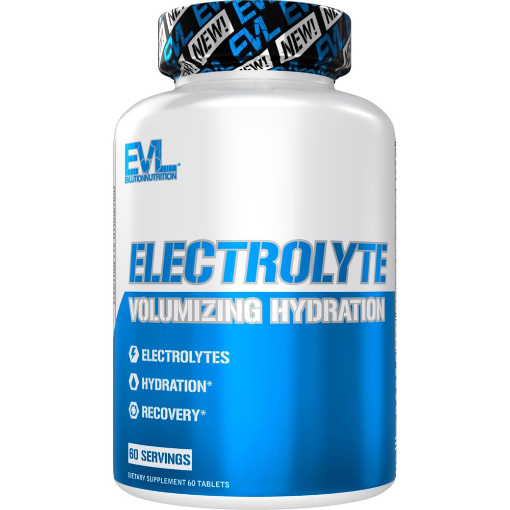 Elution Nutrition Volumizing Electrolyte Hydratačné tablety - Rýchla rehydratácia Supplement - Dobitie a obnovenie - obsahuje 8 Key Electrolytes - Vegan, Gluten-free, a Keto Friendly - 60 Servisov