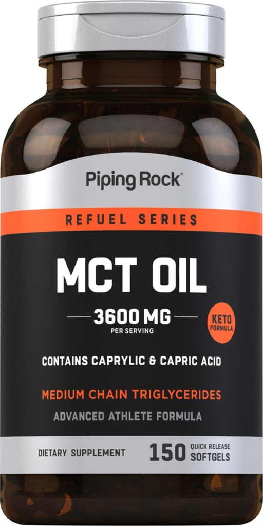 Piping Rock MCT Oil Softgel Kapsule 