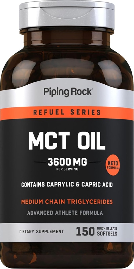 Piping Rock MCT Oil Softgel Kapsule 