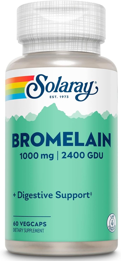 SOLARAY Hypromelain Supplement, 1000mg 