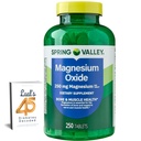 Jarné údolie Magnézium 250mg 250 Počet, Kosť a svalového zdravia, Najlepšie horčík doplnok pre ženy, Dietary Supplement Bundle s Lual 45 Diabetes dekódované