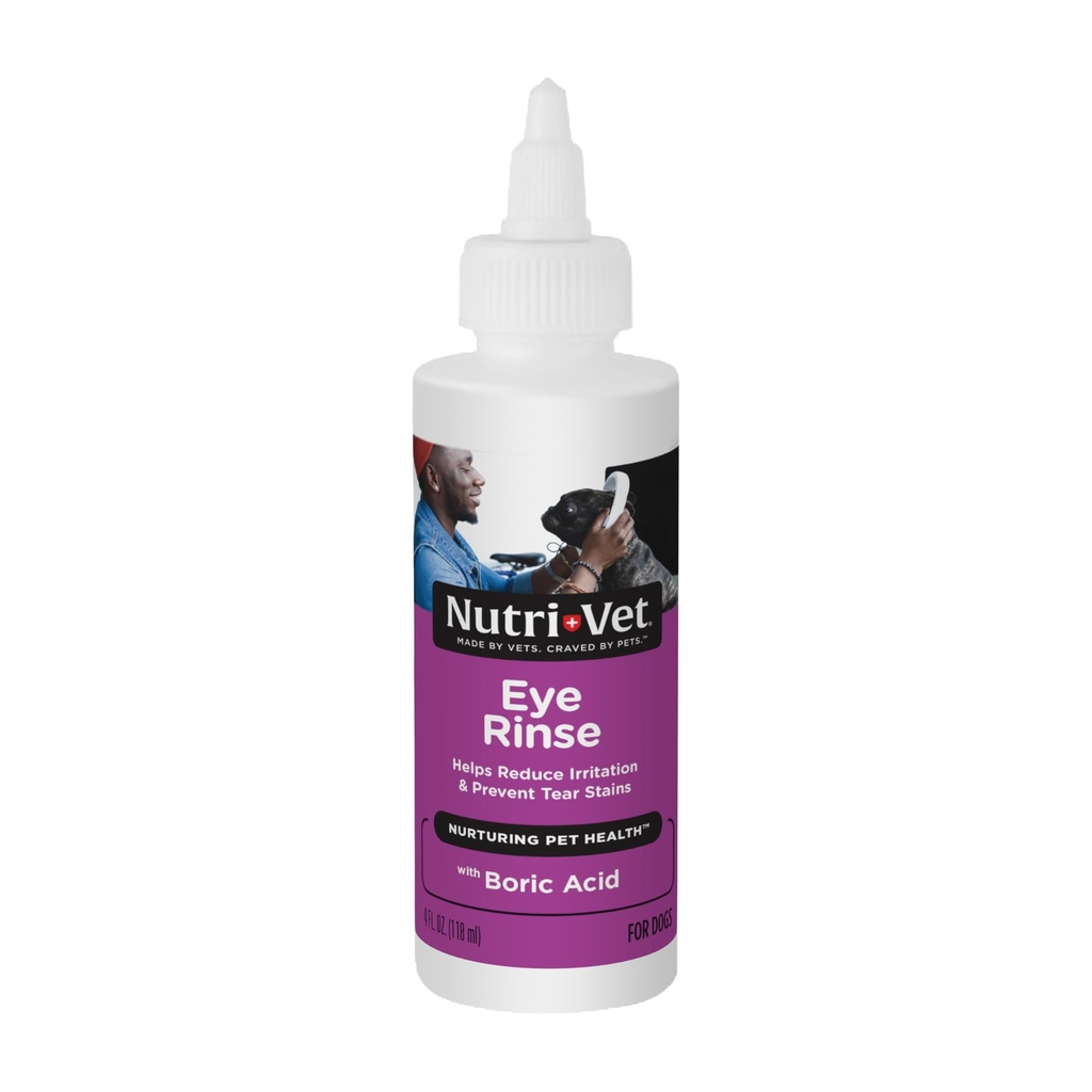 Nutri-Vet očné opláchnuť pre psov, pes tear odtrhávač, očné umývanie, Alergická úľava pre Pet šteniatka, Šteňa dodávky, Pet Trezor Formula, Vet Formulated, Zabraňuje infekciám, 4oz