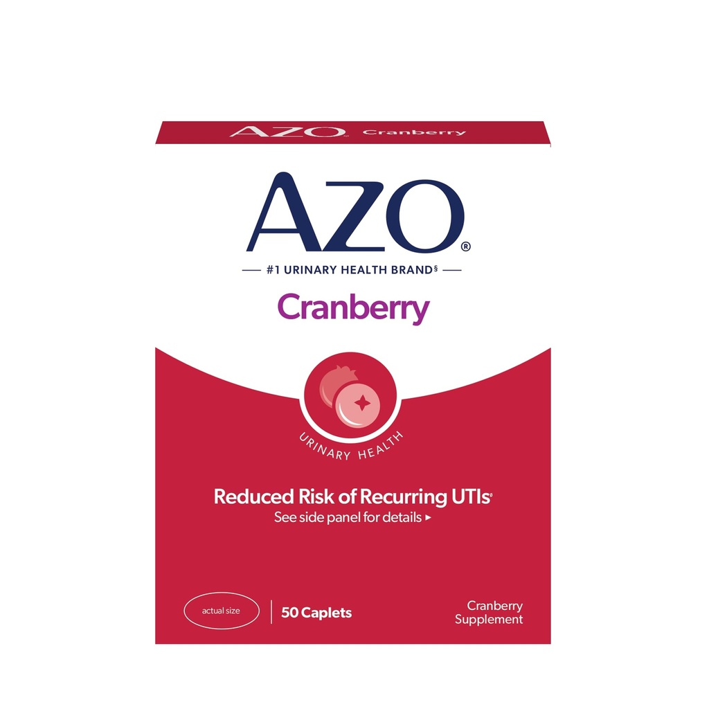 AZO Cranberry Pills for Urinary Tract Health for Women and Men, Adult Cranberry Supplement, Supplement, Sugar-free, Non-GMO, 50 Softgel Kapsule