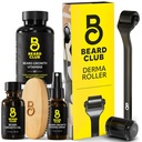 The Brada Club Derma Valček & Essential Brad Kit - Brada Valček, Brada olej, Brada sprej, Brada vitamíny