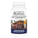 Host Defense My Community Capsules - 17 Druh Blend Huba Supplement for Immune Support - Herbal Aid with Lion's Mane, Reishi. Chaga, Cordyceps, Turkey chvost a viac - 60 kapsúl (30 dávok)