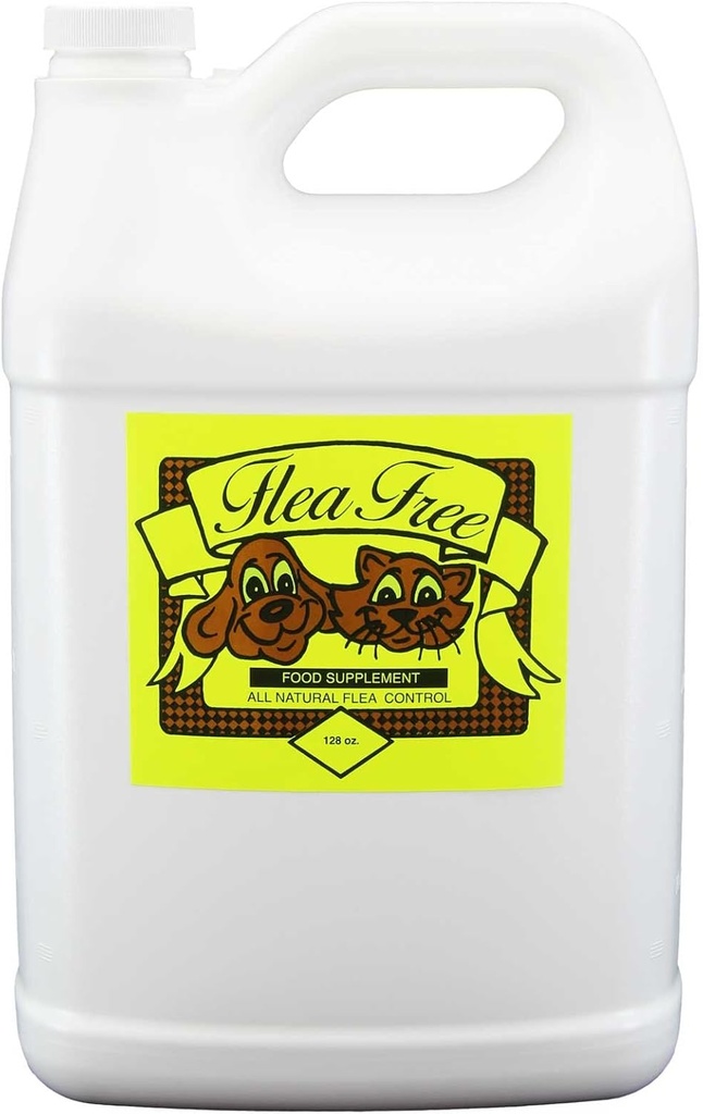 Blcha-free Pure Organic Food Supplement and Natural Pet Products , 128 Ounce