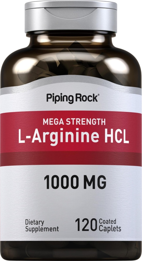 Piping Rock L-Arginín HCl 1000mg 