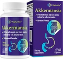 300 miliárd ABU Akkermansia Probiotikum pre ženy a mužov, Akkermansia Muciniphila pre viac produkcie GLP-1, trávenie, Gut & Immune, Gut Digestive Lining Function, 60 gróf
