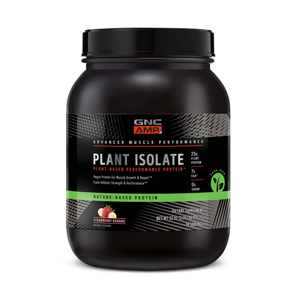 GNC AMP Plant Isolate Protein - Jahoda Banana (28 Servings)