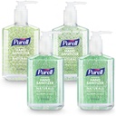 PURELL Advanced Hand Sanitizer Naturals s Plant Based Alkohol, Citrus Scent, 8 fl oz Pump fľaša (Pack of 4) - 9626-06-ECDECO