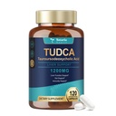 Totaria TUDCA Bile Soli 1200mg (kyselina taurussodeoxycholická), 120 Kapsule, Ultra sila Pure TUDCA Pečeň Doplnky, Pečeň a Žlčník Čistenie a oprava, Vegan