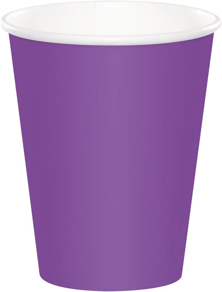 Creative Converting Amethyst Paper Cup, 24 Count (Pack of 1), fialové