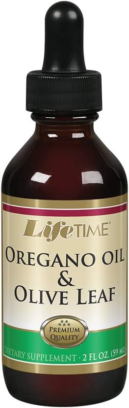 LIFETIME Organic Oregano Oil and Olive Leaf Drops 