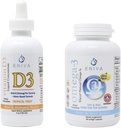 Eniva Omega 3 Premium Fish Oil High EPA/DHA a Tekutý vitamín D3 (120 ml) Lekár pripravený na rýchlu absorpciu