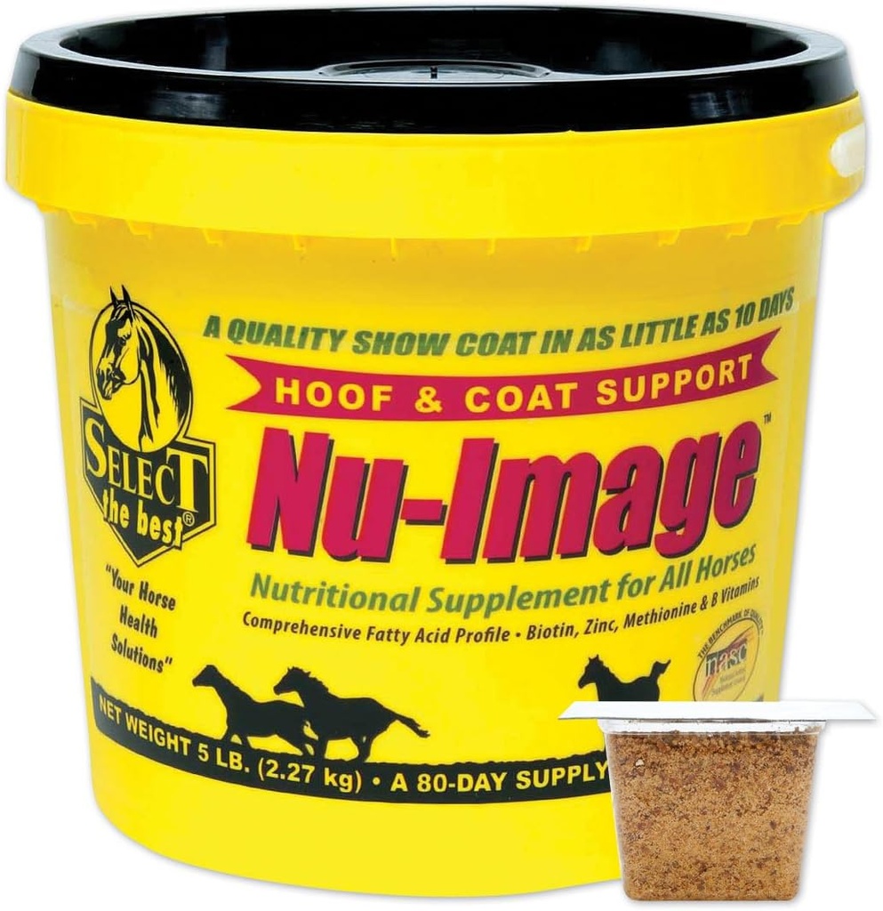 Vyberte najlepší tmavý kôň Nu-Image Hoof & Coat podpora pre kone