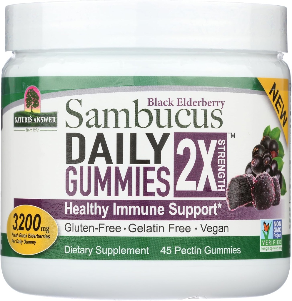 Nature's Answer Sambucus Daily Gummies 