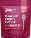 Judee's Gluten Free Brown Rice Protein Powder - Sprouted Rice Formula - Keto-Friendly Plant-Based Nutrition - Dairy & Soy-Free Shake Base - 3 lb, Unflavored, Pack of 1