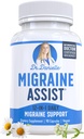 Najlepšie Migréna Relief produkt s horčíkom - Migréna Assist Supplement s Quercetin, Feverfew, Butterbur, CoQ10 od Dr Danielle, 90 Kapsule