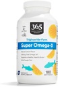 365 podľa trhu s celými potravinami, Super Omega 3, 180 Počet