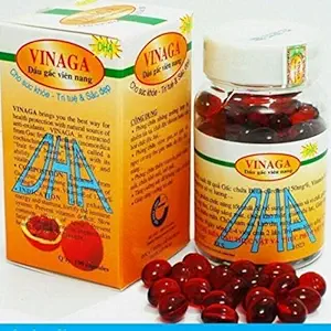Lot 4 Boxy - Gac Oil DHA - Momordica Cochinchinensis Oil - Dau Gac 400 Kapsule
