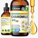 BIO KRAUTER harmančeková tinktúra - harmančekový extrakt - doplnok pre podporu relaxácie a pokoja - alkohol a cukor bez - Vegan kvapky 4 Fl.Oz.