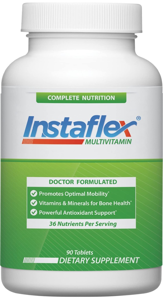 Instaflex Multivitamín - Doplnok k spoločnej podpore, podporuje mobilitu a zdravie kostí, 90 tabliet