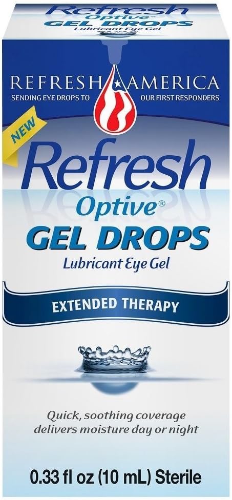 Refresh Optive Gel Drops 0,33 Fl Oz (10 ml) vo fľaši - 2 fľaše