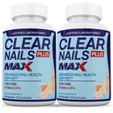 Justified Laboratories (2 balenia) Clear Nails Plus Max Pills 40 Million CFU Probiotic 60 Kapsule