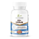 ZEN LIFE HERB IQ+ Mozog - bez kofeínu, klinicky testované zaostrené, koncentrácia, pamäť a energia, prírodné rastliny-založené bylinné doplnky, žiadne pridané vitamíny/minerály/hudba/sugar (60 softgels)