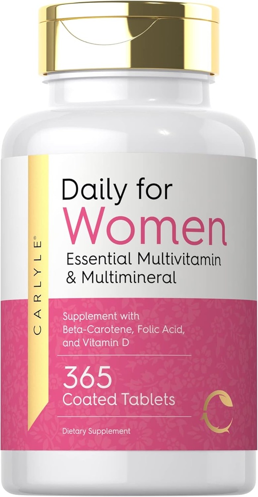 Carlyle Women's Daily Multivitamín a Multimineral Supplement 
