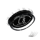 Lashify Curl 8mm Gossamer predĺženie rias Refill, čierna, DIY False Lashes pre prirodzený vzhľad