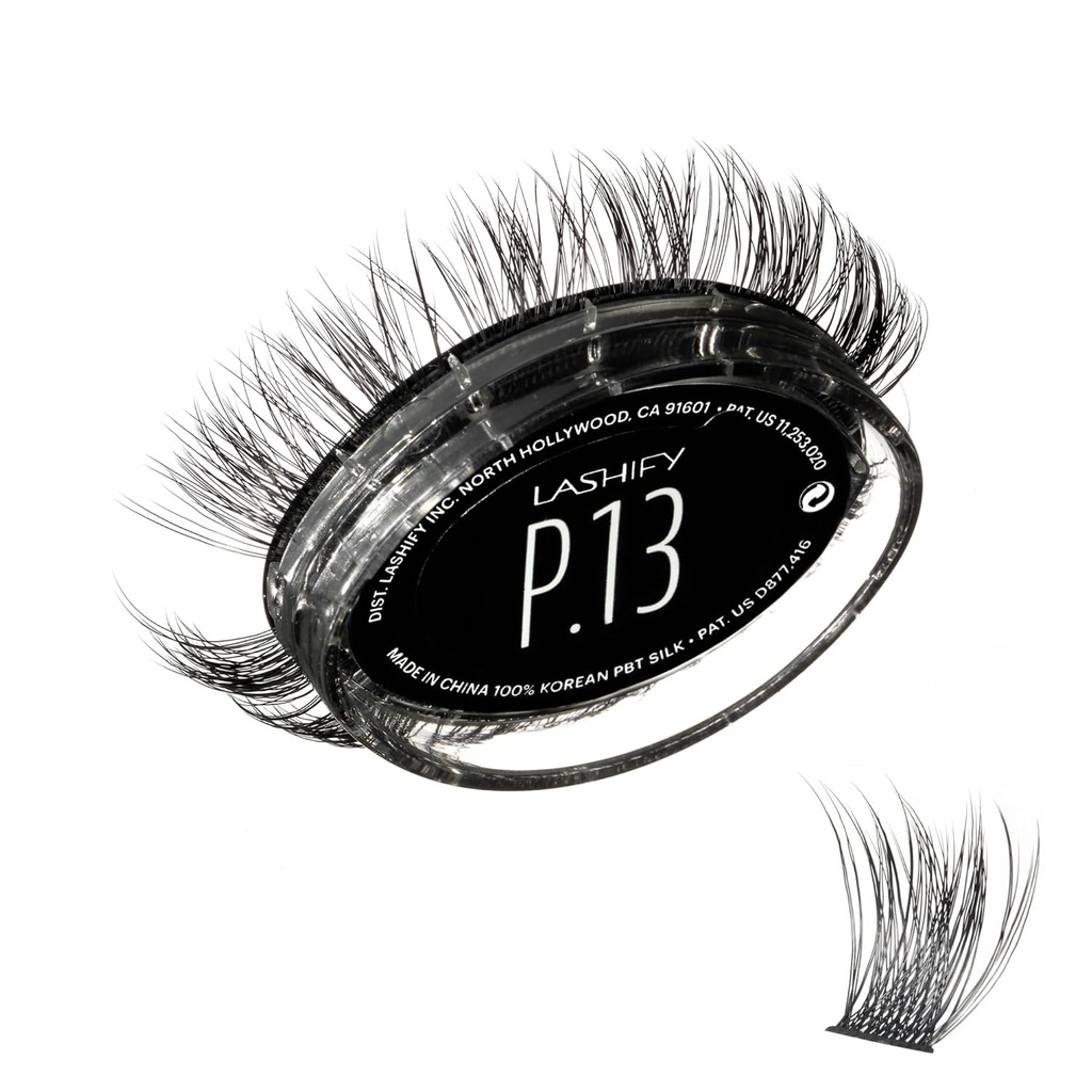 Lashify Plushy 13mm Gossamer Lashes in Black, Easy DIY False Lashes pre hlasné ešte stále prírodný vzhľad