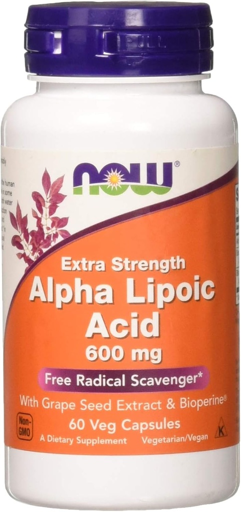 Teraz Foods Alpha Kyselina lipoová 600 mg 60 Vegi kapsuly