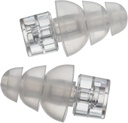Etymotický výskum ER20XS High-Fidelity Ušné štuple (Koncerty, hudobníci, lietadlá, Motocykle, Citlivosť a Univerzálna ochrana sluchu) - Veľký, Clear Stem