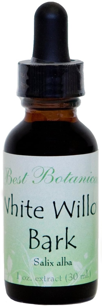 Najlepšie Botanicals White Willow Bark Extract 1 oz.