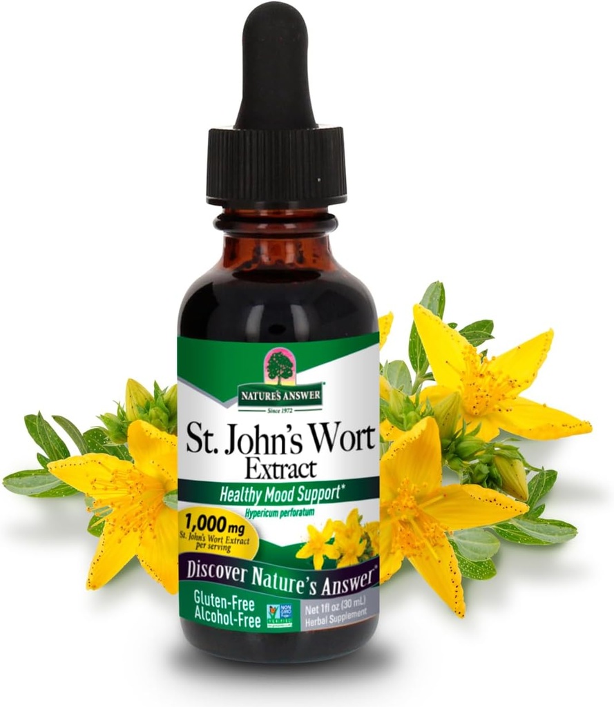 Nature's Answer St. John's Wort alkohol-free Liquid Extract (Hyper Perforatum) 