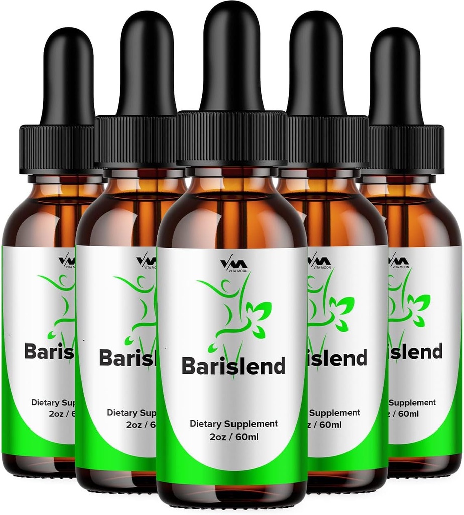 (5 balenia) Barislend Drop zdravé vitamíny podpora doplnok - Barislend Advanced Formula, Barislen 24 hodín kvapalina, Barislend energie a extra sila Recenzia, 5 Mesiac dodávky