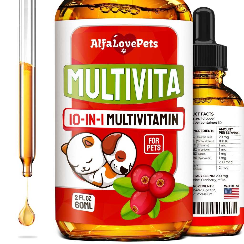 Tekutý multivitamín pre psy 