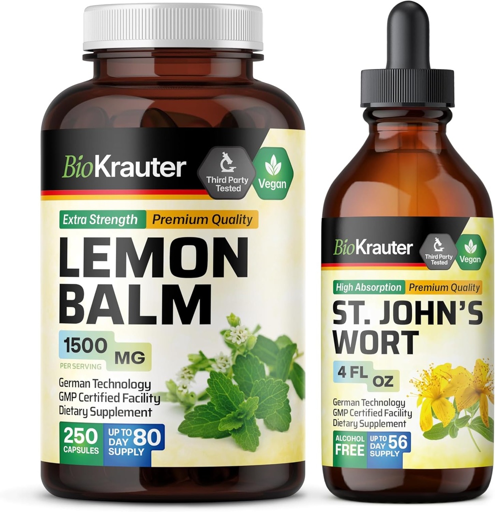 BIO KRAUTER Lemon Balm 250 Kapsule & St.