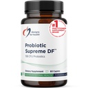 Designs for Health Probiotice Supreme DF - 15 mld. CFU Probiotiká bez mliečneho proteínu s Acidophilus + Bifidobacterium Longum, GI + Immune Suplement or Adults, Men + Ženy (60 Caplets)