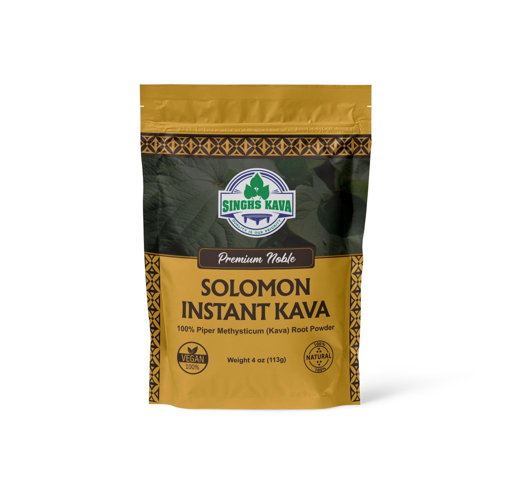 Mikronizované Instant Kava prášok-Solomon Kava (4 oz)
