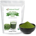 Z Natural Foods Organic Wheat Grass Juice Powder - Superfood for Healthy Aging & Digestion - Non-GMO, Vegan, Kosher - Perfektné pre šťavy, Jogurty a smoothies - Wheatgrass Powder Bliss, 1 lb