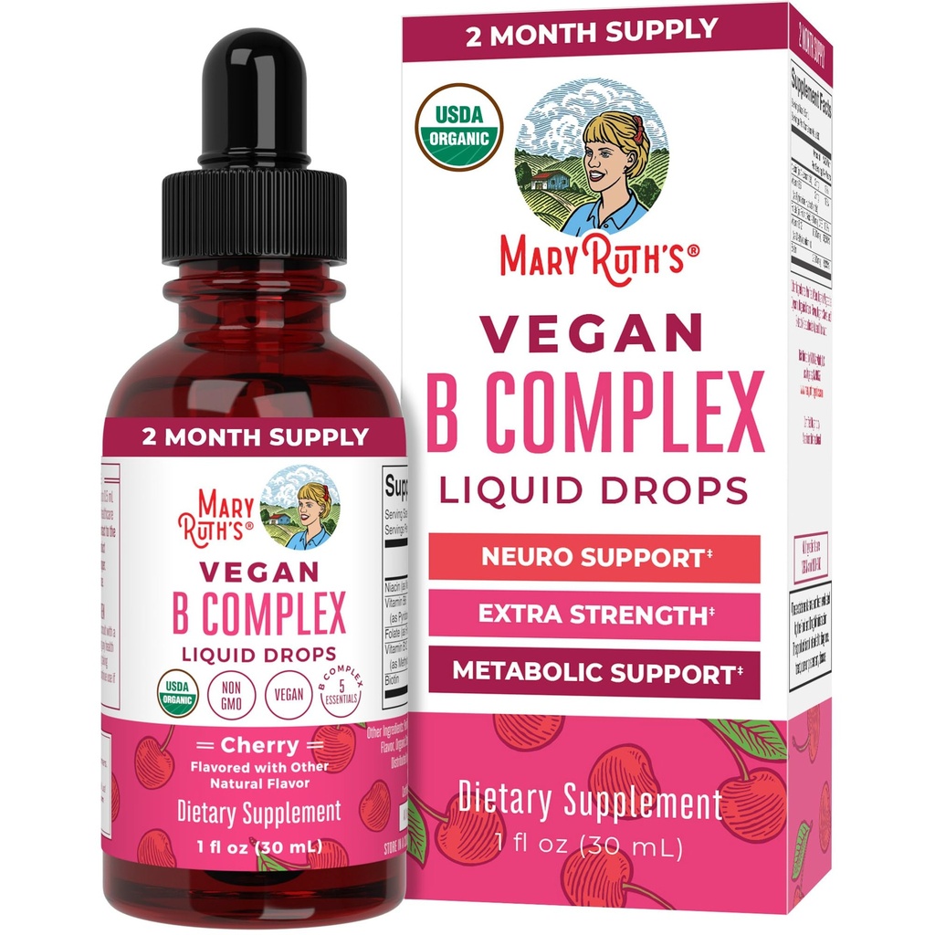 MaryRuth Organics Vitamín B Complex B 