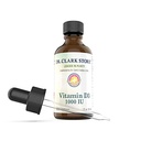 Dr. Clark Liquid Vitamín D Supplement 1000 IU, 1 Fl Oz, podporuje imunitný systém a zdravie kostí