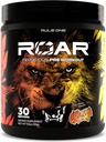 Pravidlo 1 R1 Roar - Powder pre-Workout s Kreatínom, Beta-Alanínom, Citrulínom, Electrolytes a kofeínom (30 Servings, Peach Mango)