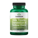 Swanson Milk Thitle, Púpava a žltá Dock - Bylinné pečeň podpora doplnok - Prírodné doplnok pomáha udržať celkové zdravie a pohodu - (120 Kapsule) (1 balenie)